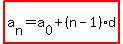 highlight%28a%5Bn%5D=a%5B0%5D%2B%28n-1%29d%29