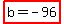 highlight%28b=-96%29