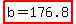 highlight%28b=176.8%29