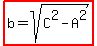 highlight%28b=sqrt%28C%5E2-A%5E2%29%29