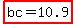 highlight%28bc+=+10.9%29