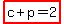highlight%28c%2Bp=2%29