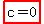 highlight%28c+=+0%29
