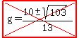 highlight%28cross%28g=%2810%2B-+sqrt%28103%29%29%2F13%29%29
