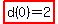 highlight%28d%280%29=2%29