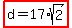 highlight%28d=17%2Asqrt%282%29%29