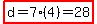 highlight%28d=7%284%29=28%29