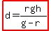 highlight%28d=rgh%2F%28g-r%29%29