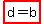 highlight%28d+=+b%29