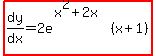 highlight%28dy%2Fdx=2e%5E%28x%5E2%2B2x%29%28x%2B1%29%29