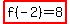 highlight%28f%28-2%29=8%29