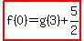 highlight%28f%280%29=g%283%29%2B5%2F2%29