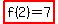 highlight%28f%282%29=7%29