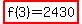 highlight%28f%283%29=2430%29