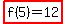 highlight%28f%285%29=12%29