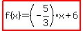 highlight%28f%28x%29=%28-5%2F3%29x%2B6%29