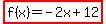highlight%28f%28x%29=-2x%2B12%29