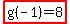 highlight%28g%28-1%29=8%29