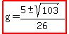 highlight%28g=%285%2B-+sqrt%28103%29%29%2F26%29