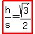 highlight%28h%2Fs=sqrt%283%29%2F2%29