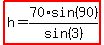 highlight%28h=70%2Asin%2890%29%2Fsin%283%29%29