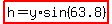 highlight%28h=y%2Asin%2863.8%29%29