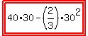 highlight%28highlight%2840%2A30-%282%2F3%29%2A30%5E2%29%29