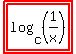 highlight%28highlight%28log+%28c%2C+%281%2Fx%29%29%29%29
