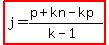 highlight%28j=%28p%2Bkn-kp%29%2F%28k-1%29%29