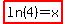highlight%28ln%284%29=x%29