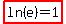 highlight%28ln%28e%29=1%29