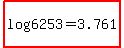 highlight%28log%286253=3.761%29%29