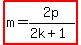 highlight%28m=2p%2F%282k%2B1%29%29