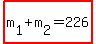highlight%28m%5B1%5D%2Bm%5B2%5D=226%29