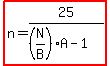highlight%28n=25%2F%28%28N%2FB%29A-1%29%29