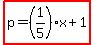 highlight%28p=%281%2F5%29x%2B1%29
