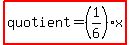 highlight%28quotient=%281%2F6%29x%29