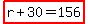 highlight%28r%2B30=156%29