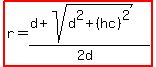 highlight%28r=%28d%2Bsqrt%28d%5E2%2B%28hc%29%5E2%29%29%2F%282d%29%29