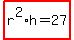 highlight%28r%5E2%2Ah=27%29