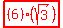 highlight%28red%28%286%29%28sqrt%283%29%29%29%29