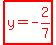 highlight%28red%28y=-2%2F7%29%29