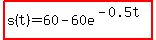 highlight%28s%28t%29=60-60e%5E%28-0.5t%29%29