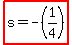 highlight%28s=-%281%2F4%29%29