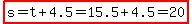 highlight%28s=t%2B4.5=15.5%2B4.5=20%29