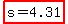 highlight%28s+=+4.31%29