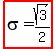 highlight%28sigma=sqrt%283%29%2F2%29