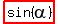 highlight%28sin%28alpha%29%29