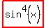 highlight%28sin%5E4+%28x%29%29
