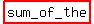 highlight%28sum_of_the%29